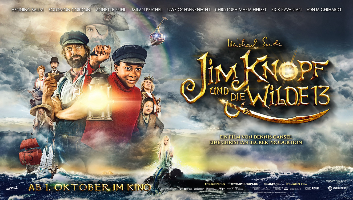 Extra Large Movie Poster Image for Jim Knopf und die Wilde 13 (#2 of 2)