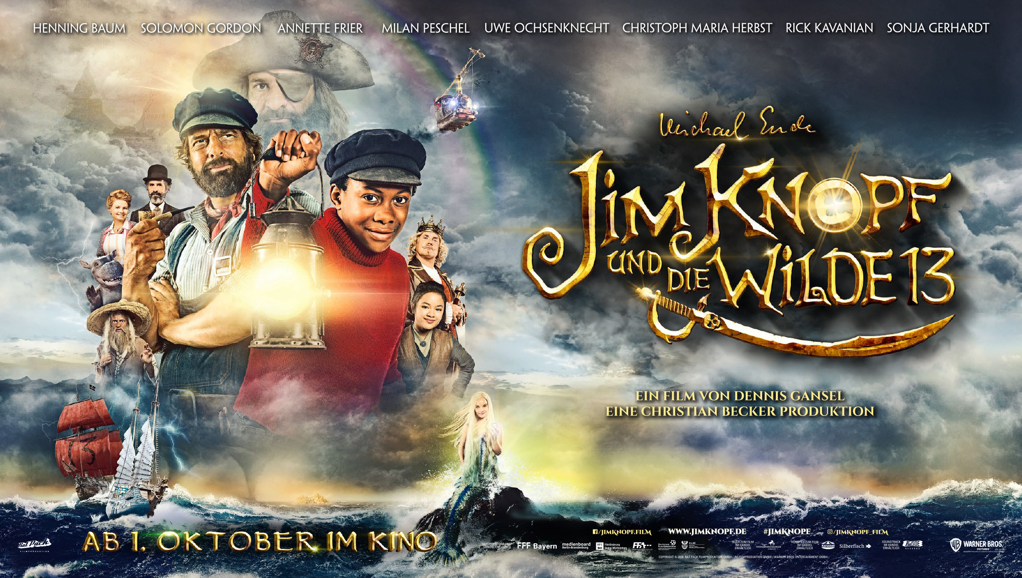 Mega Sized Movie Poster Image for Jim Knopf und die Wilde 13 (#2 of 2)