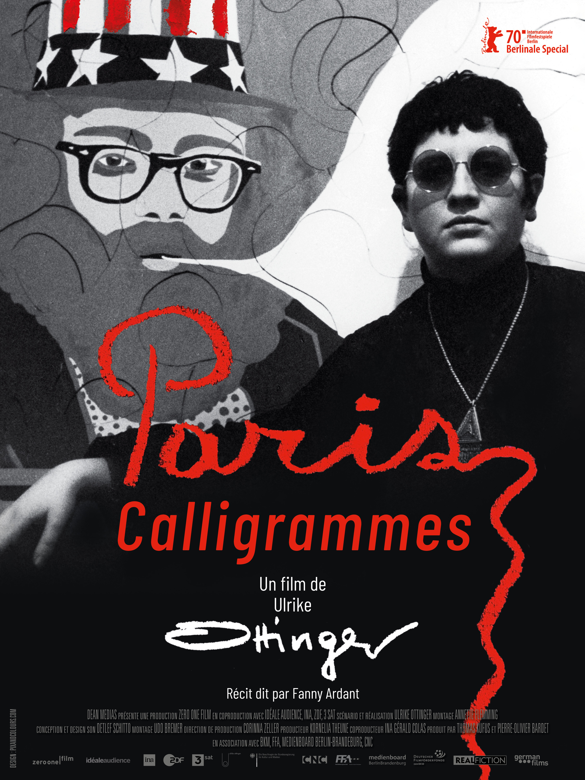 Mega Sized Movie Poster Image for Paris Calligrammes 