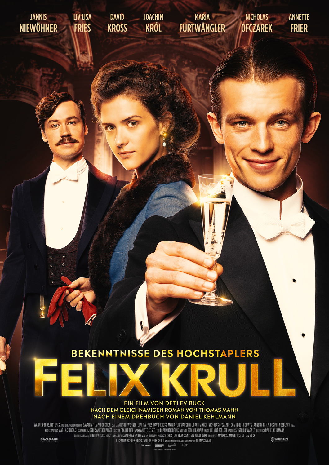 Extra Large Movie Poster Image for Bekenntnisse des Hochstaplers Felix Krull 