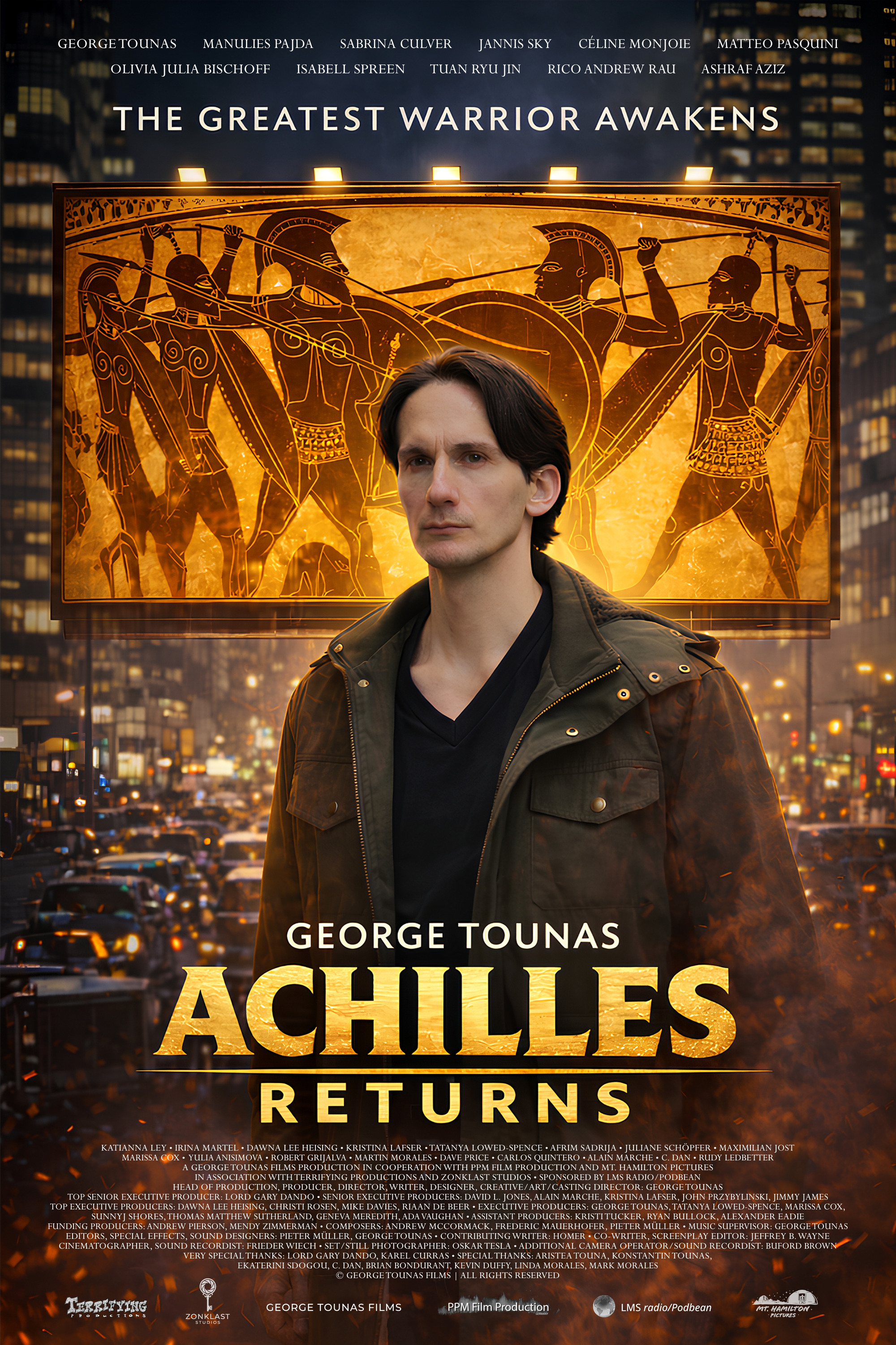 Mega Sized Movie Poster Image for Achilles Returns 