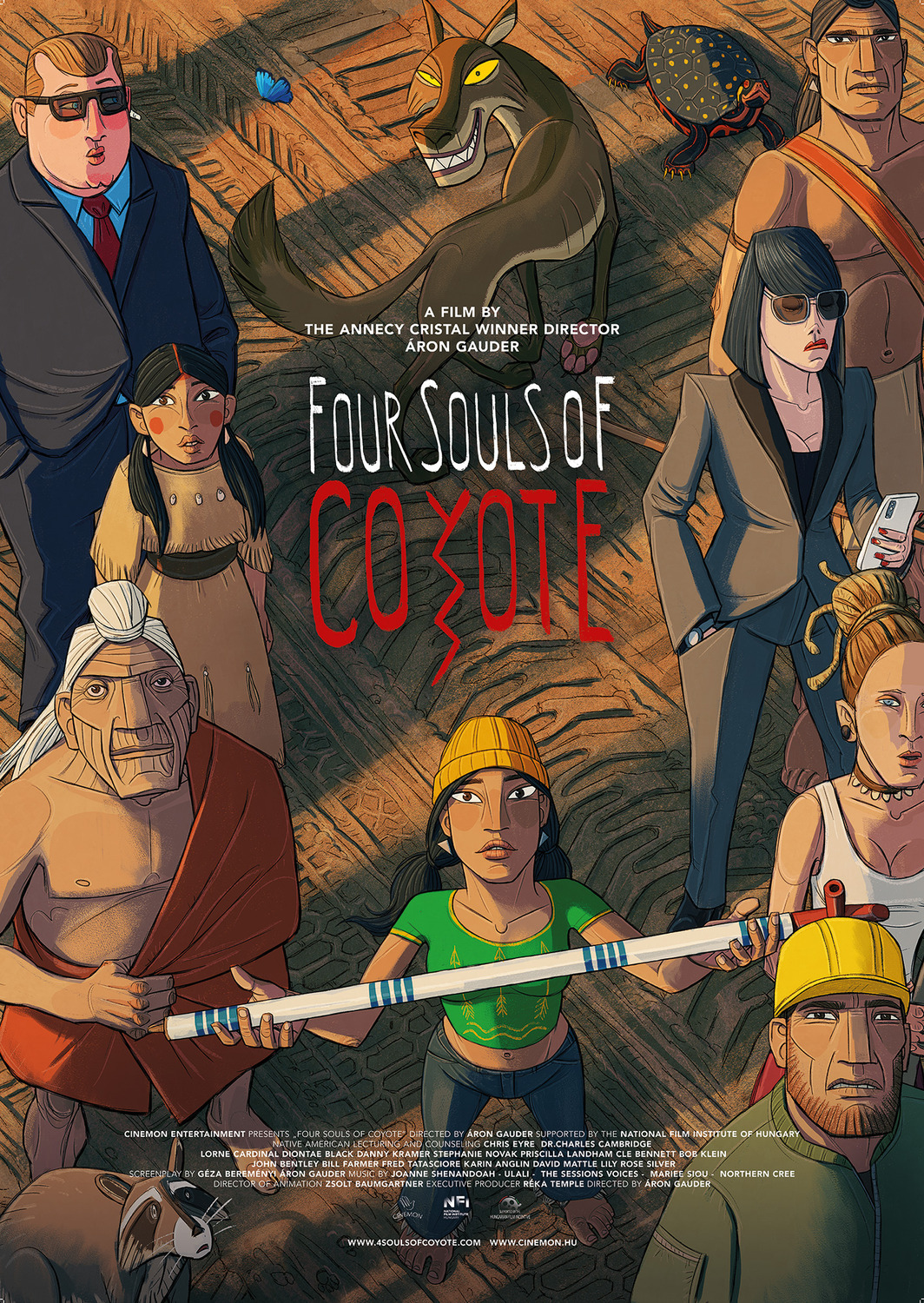 Extra Large Movie Poster Image for Four Souls of Coyote 