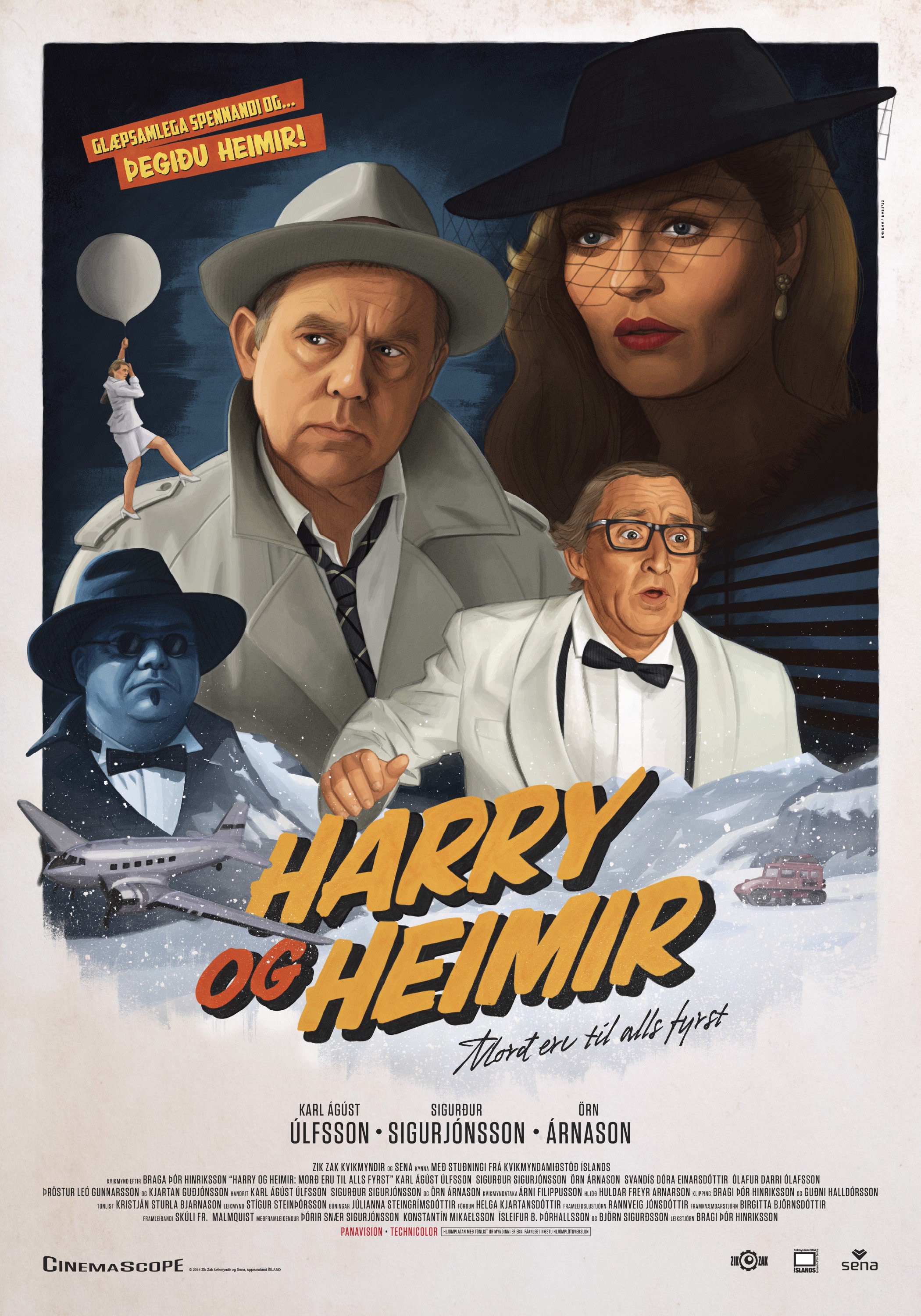Mega Sized Movie Poster Image for Harry & Heimir: Morð eru til alls fyrst 