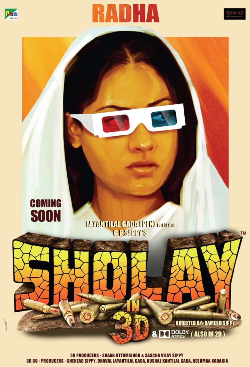Extra Large Movie Poster Image for Sholay (#5 of 9)