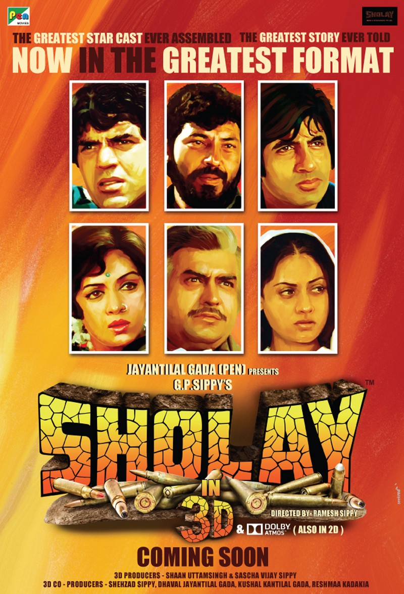Sholay 8 Of 9 Extra Large Movie Poster Image IMP Awards Sholay 8 Of 9 Extra Large Movie Poster Image IMP Awards