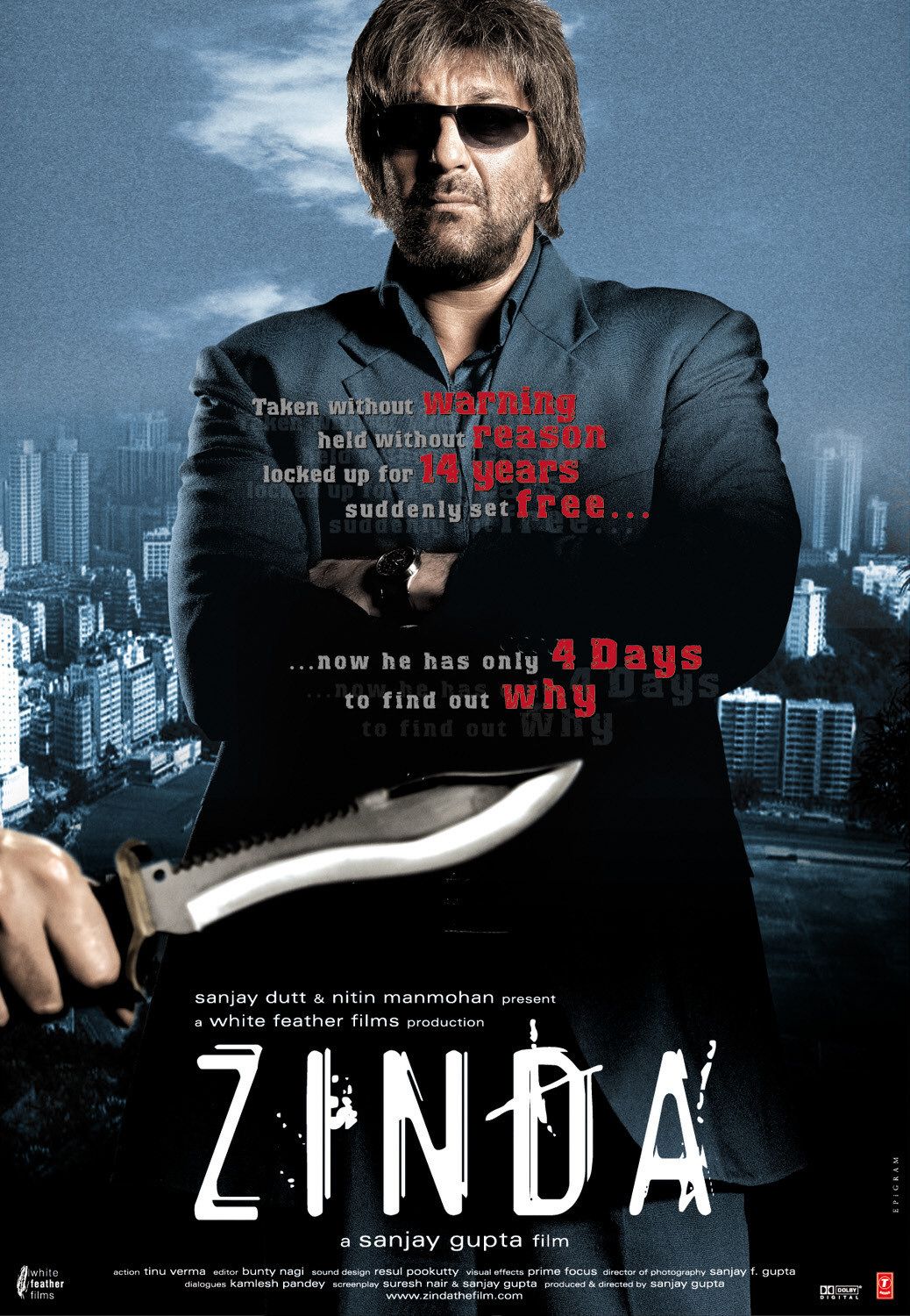 Extra Large Movie Poster Image for Zinda (#1 of 8)