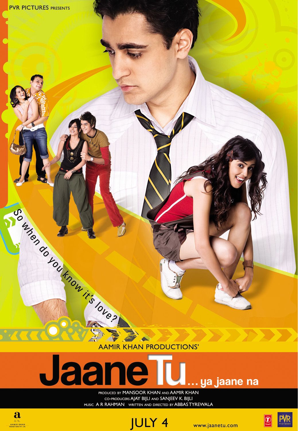 Jaane Tu Ya Jaane Na (#2 of 9): Extra Large Movie Poster ...
