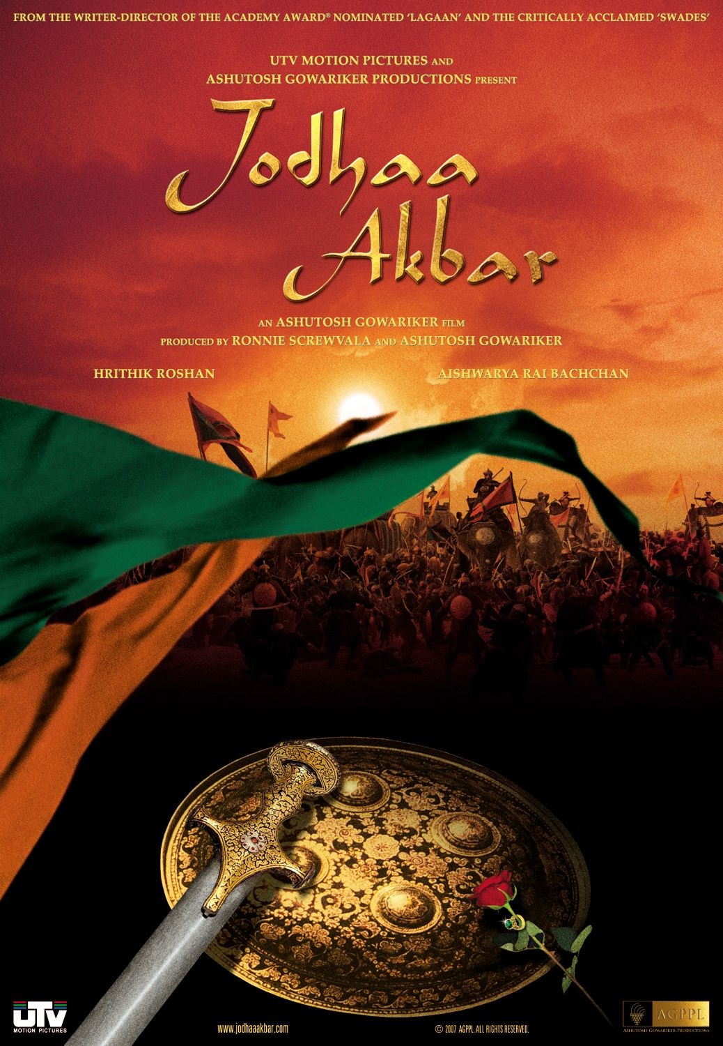 Extra Large Movie Poster Image for Jodhaa Akbar (#15 of 15)