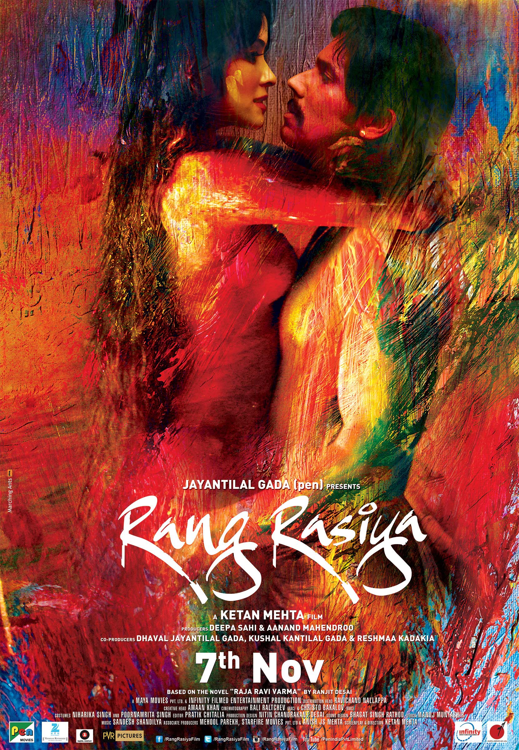 Mega Sized Movie Poster Image for Rang rasiya (#7 of 9)