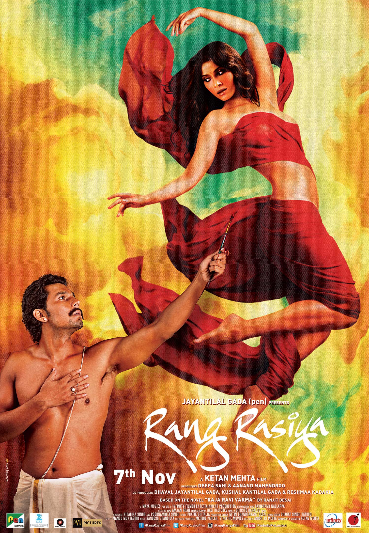 Mega Sized Movie Poster Image for Rang rasiya (#9 of 9)