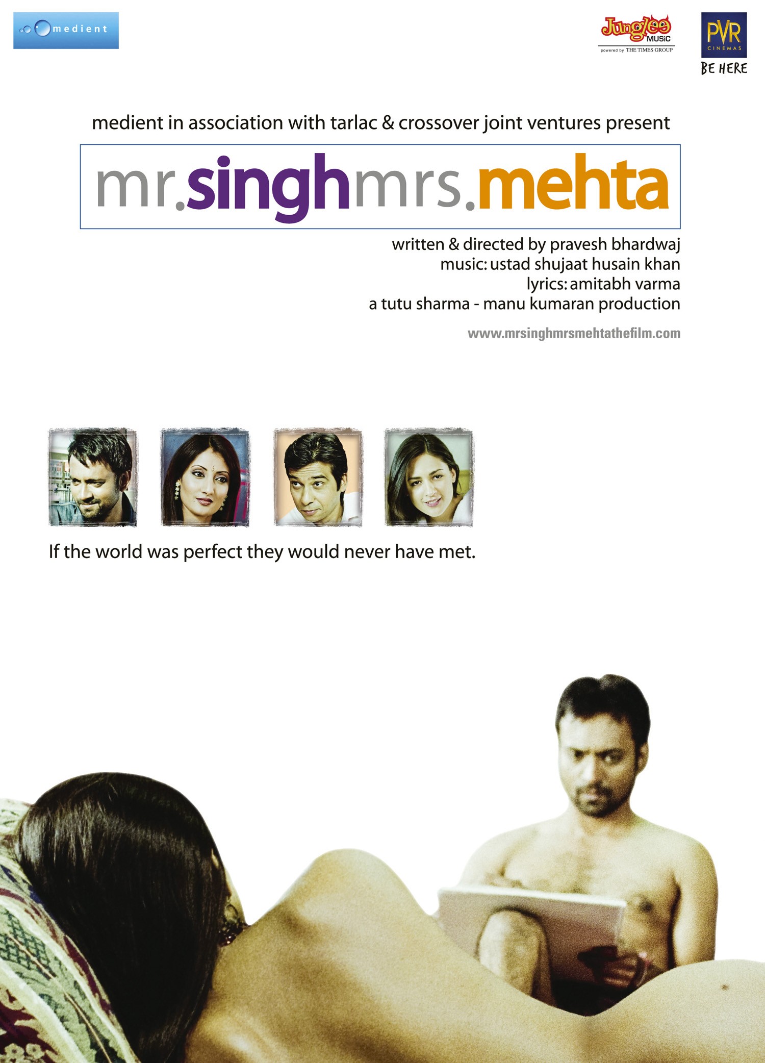 Mega Sized Movie Poster Image for Mr. Singh/Mrs. Mehta 