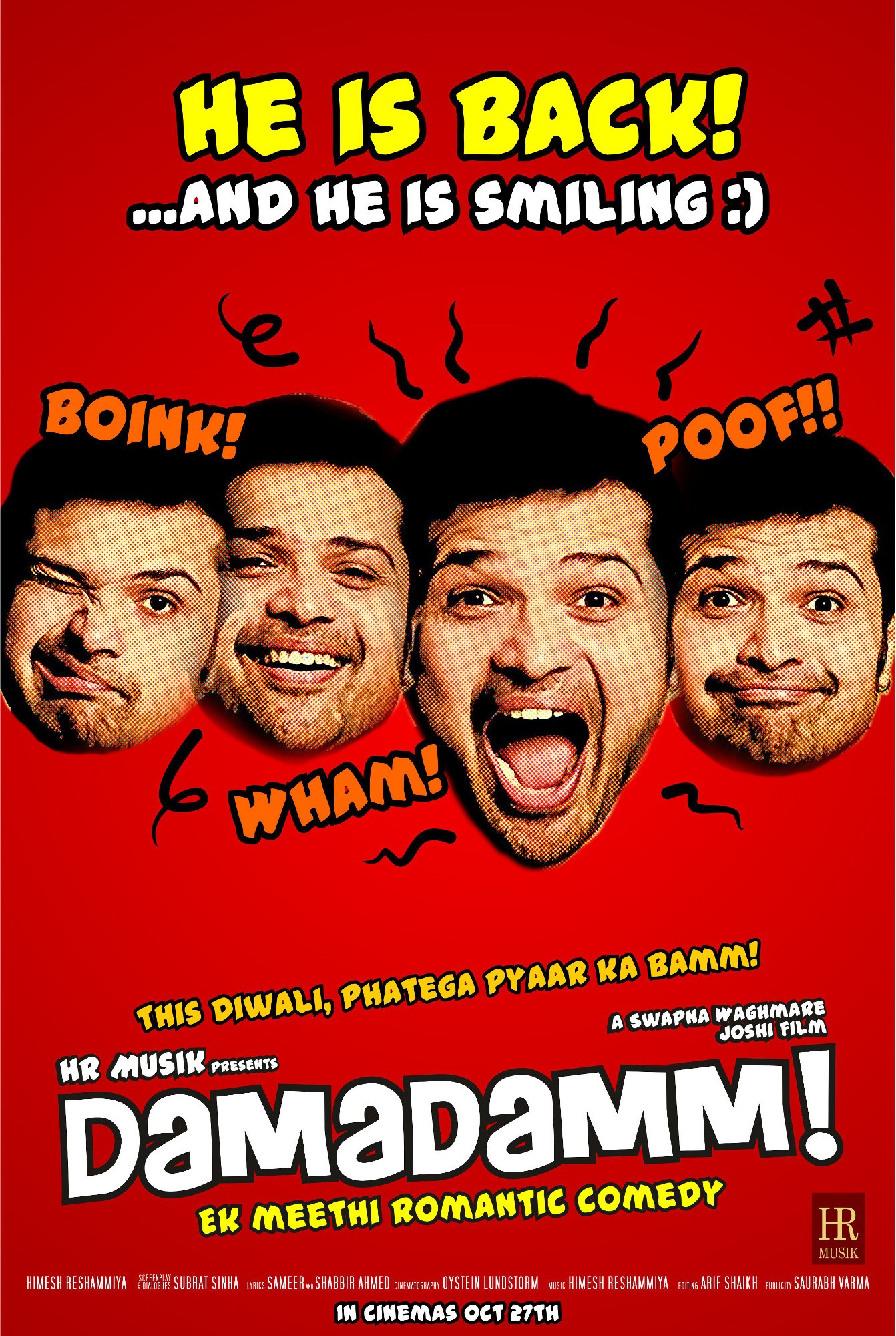 Mega Sized Movie Poster Image for Damadamm (#2 of 2)