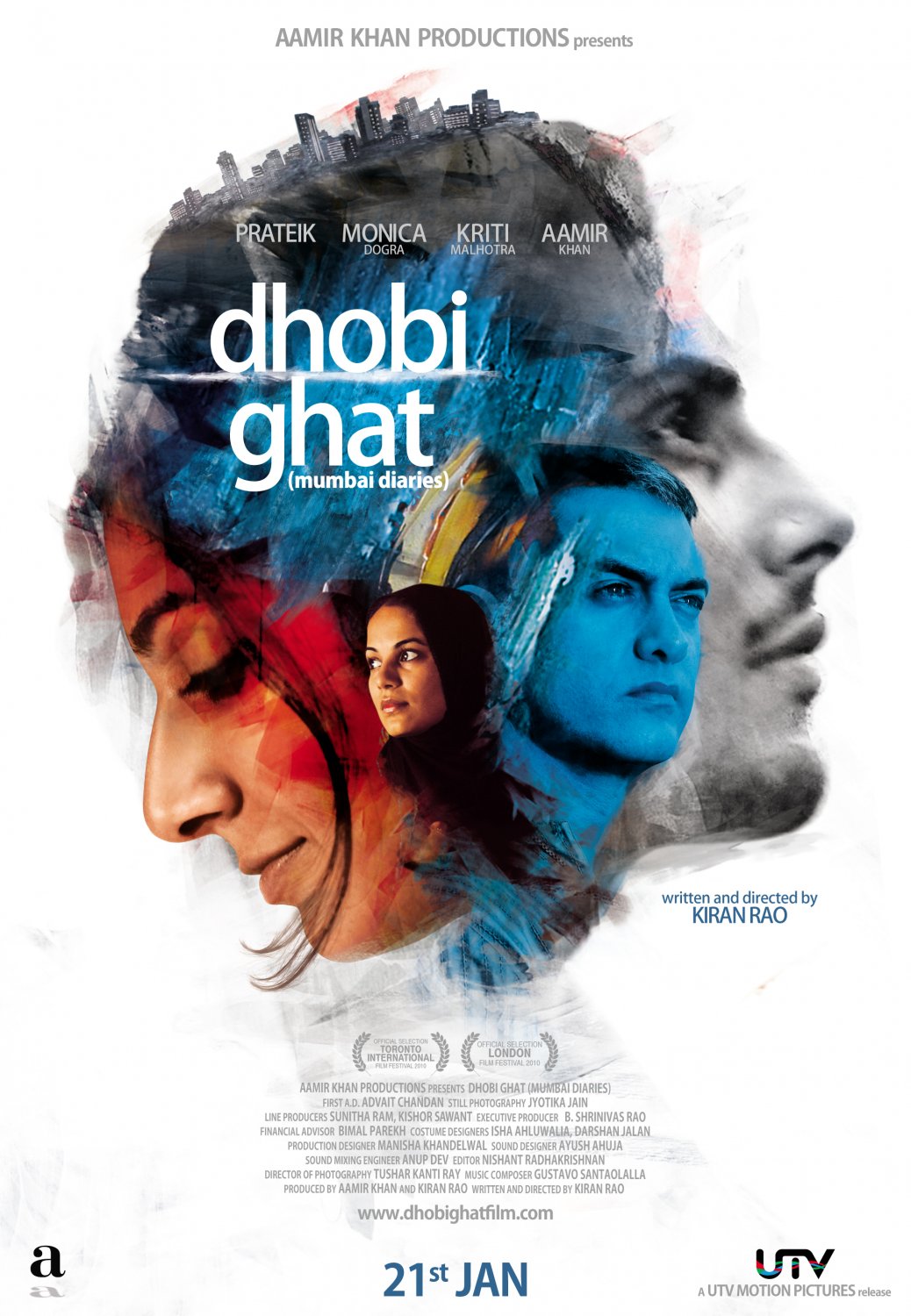 Extra Large Movie Poster Image for Dhobi Ghat (#1 of 3)