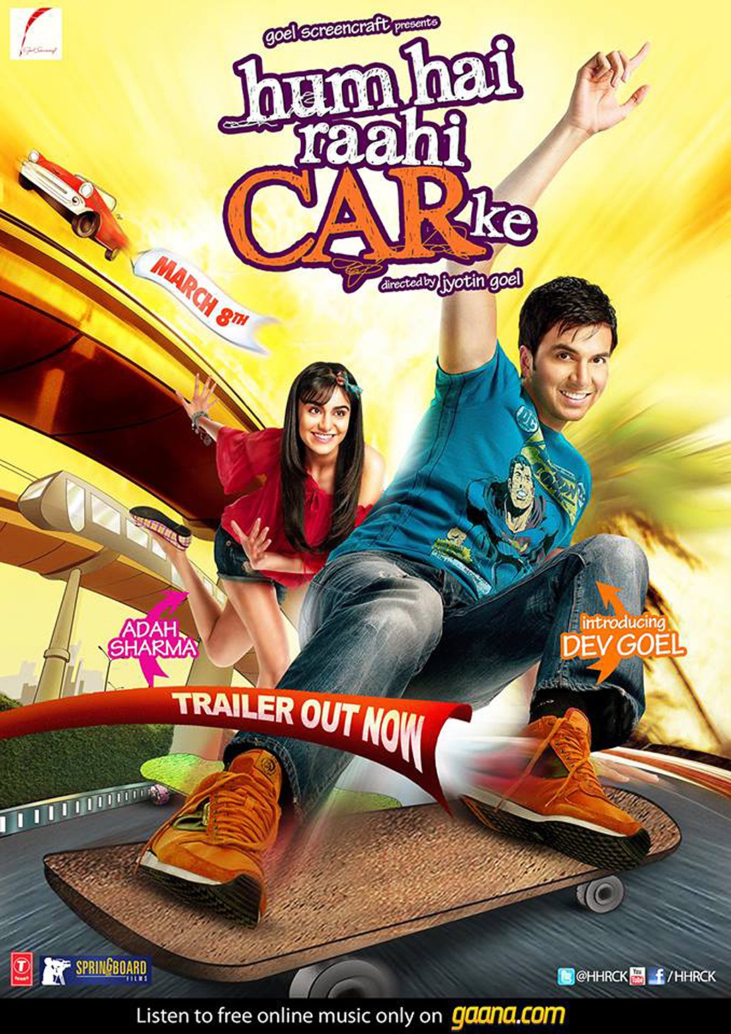 Extra Large Movie Poster Image for Hum Hai Raahi CAR Ke (#2 of 2)