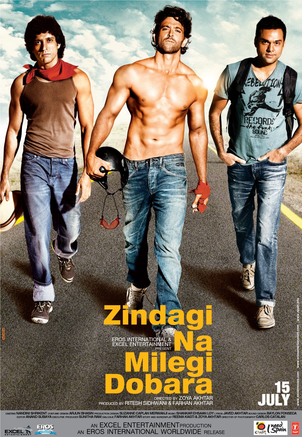 Extra Large Movie Poster Image for Zindagi Na Milegi Dobara (#2 of 5)