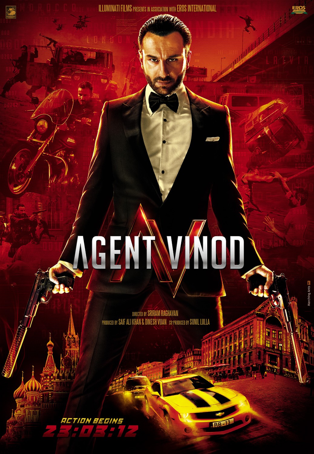 Extra Large Movie Poster Image for Agent Vinod (#2 of 9)