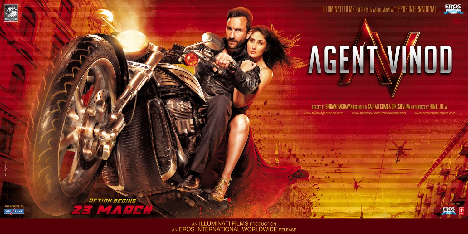 Extra Large Movie Poster Image for Agent Vinod (#9 of 9)