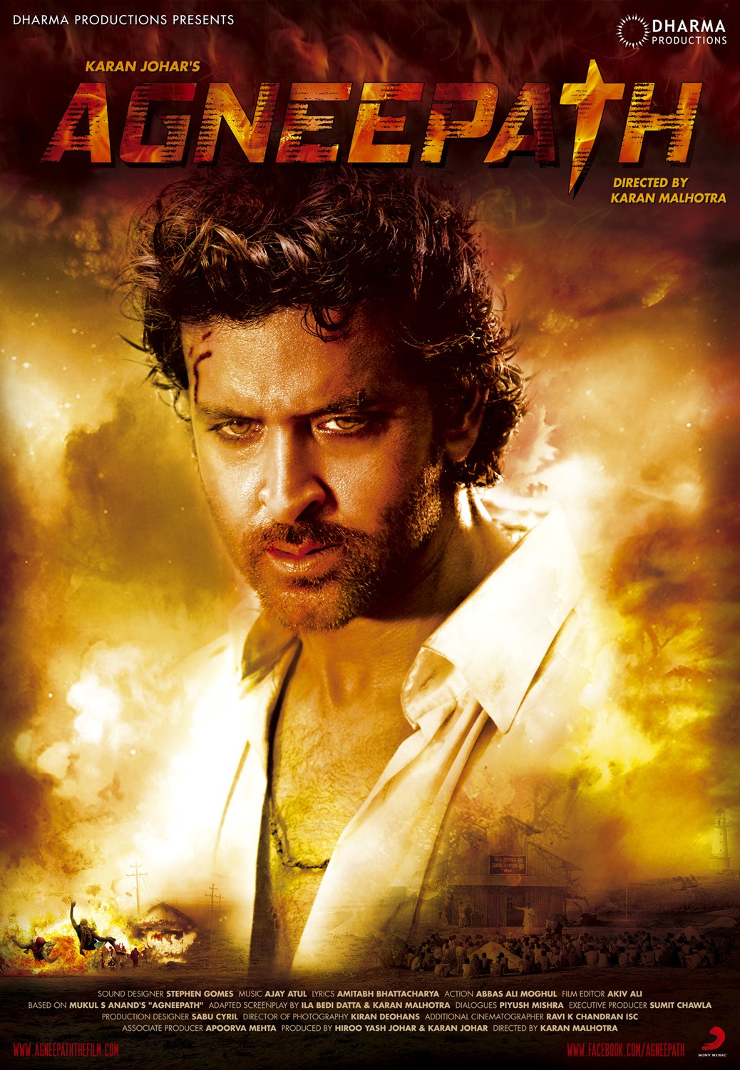 Extra Large Movie Poster Image for Agneepath (#2 of 6)