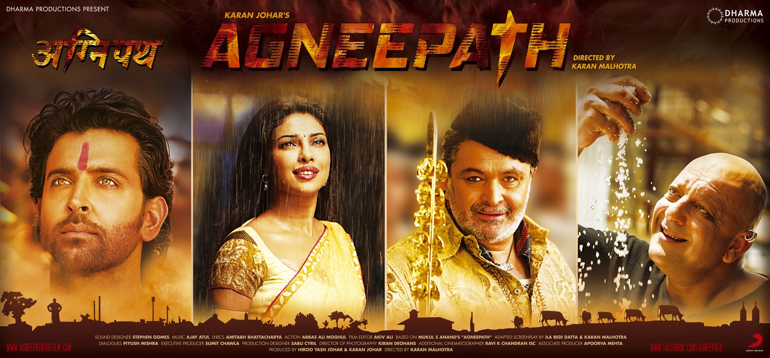 Extra Large Movie Poster Image for Agneepath (#6 of 6)