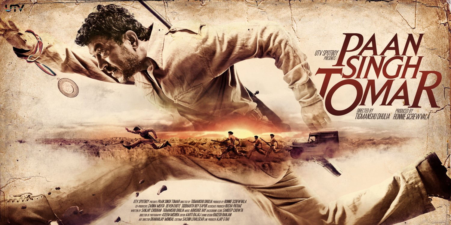 Extra Large Movie Poster Image for Paan Singh Tomar (#3 of 3)