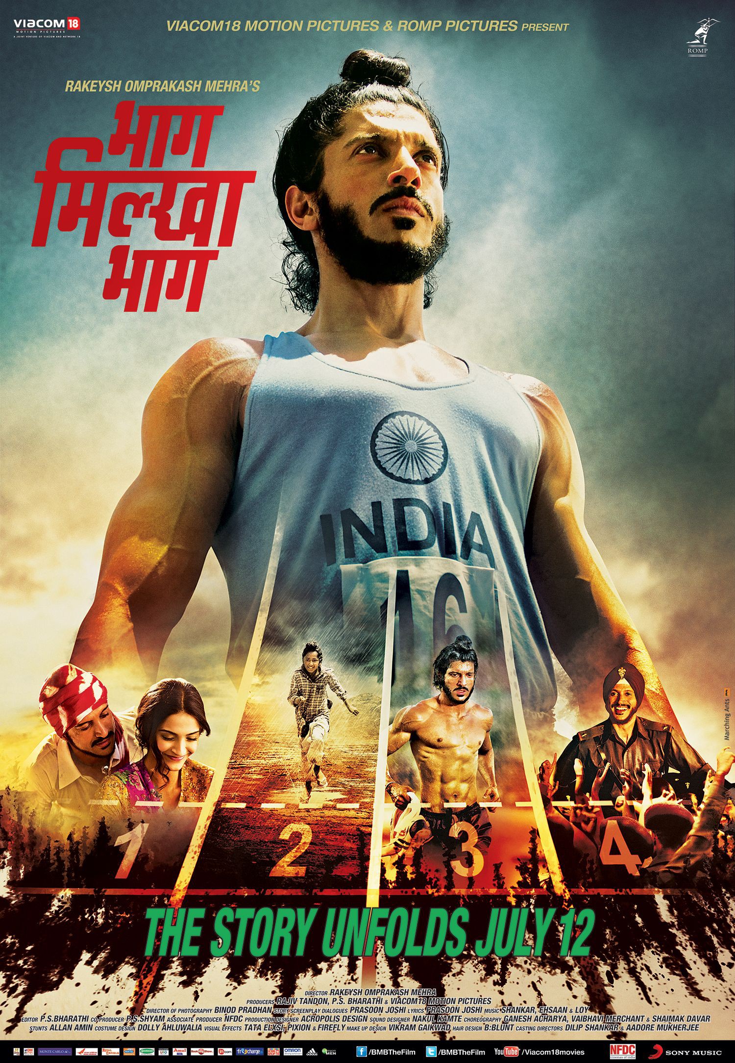 Mega Sized Movie Poster Image for Bhaag Milkha Bhaag (#6 of 7)