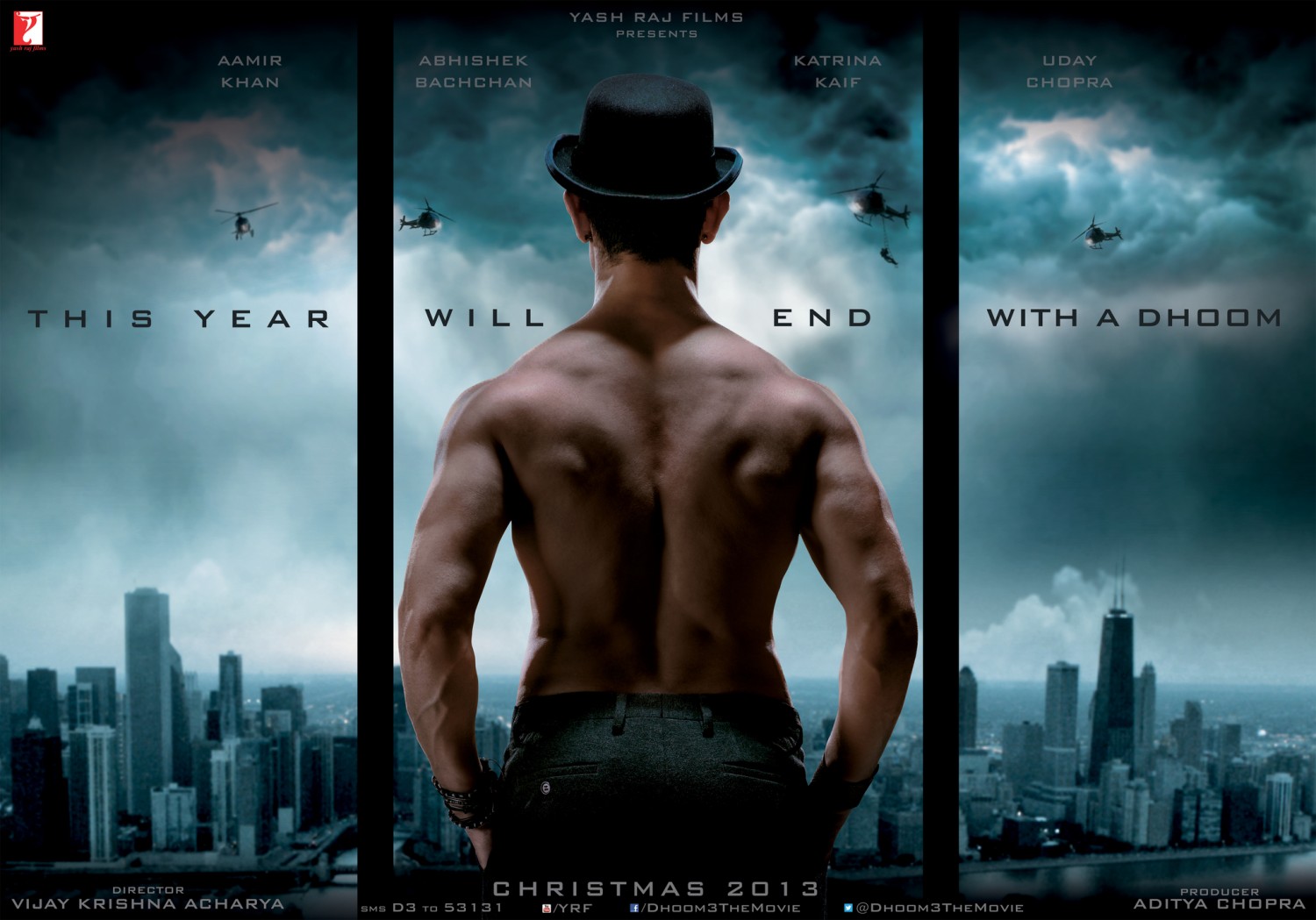 Extra Large Movie Poster Image for Dhoom 3 (#1 of 2)