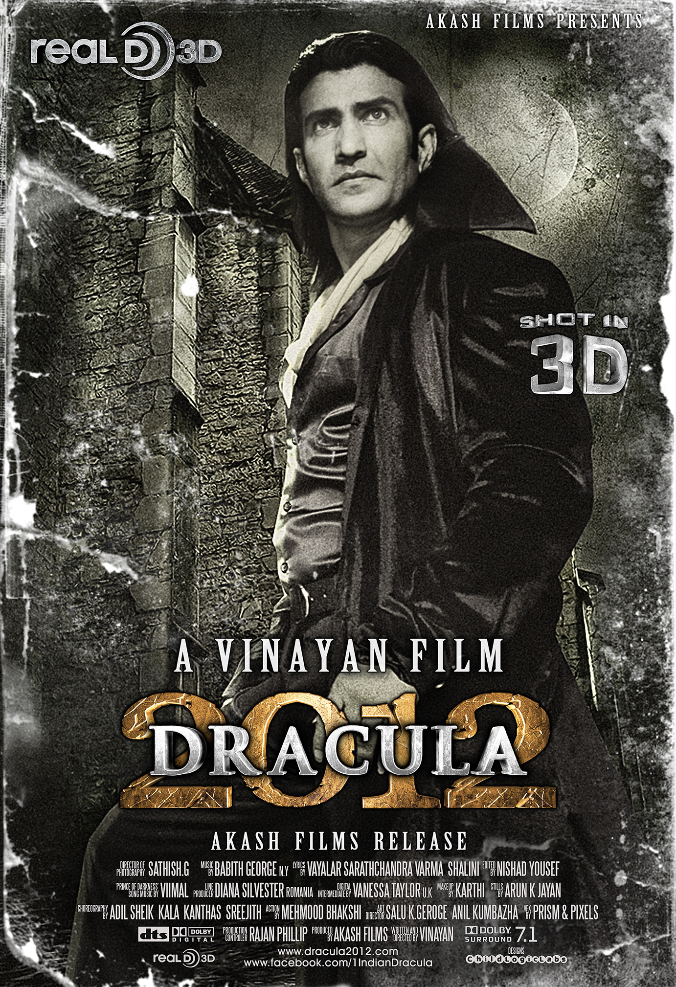 Mega Sized Movie Poster Image for Dracula 2012 (#4 of 7)