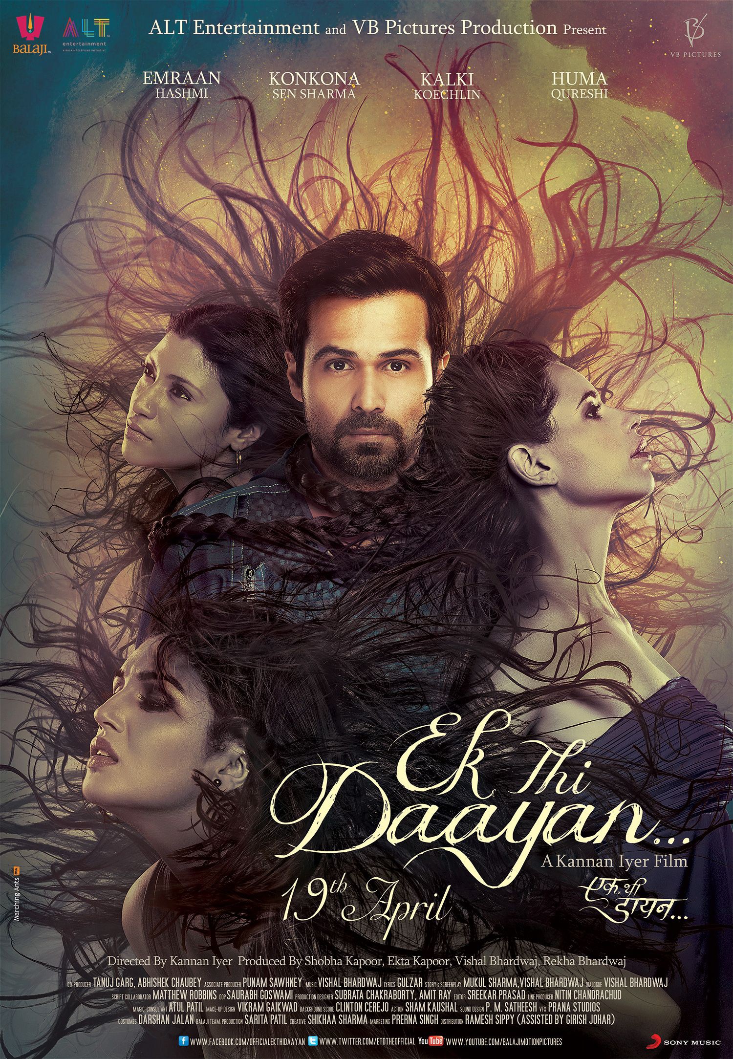 Mega Sized Movie Poster Image for Ek Thi Daayan (#1 of 4)