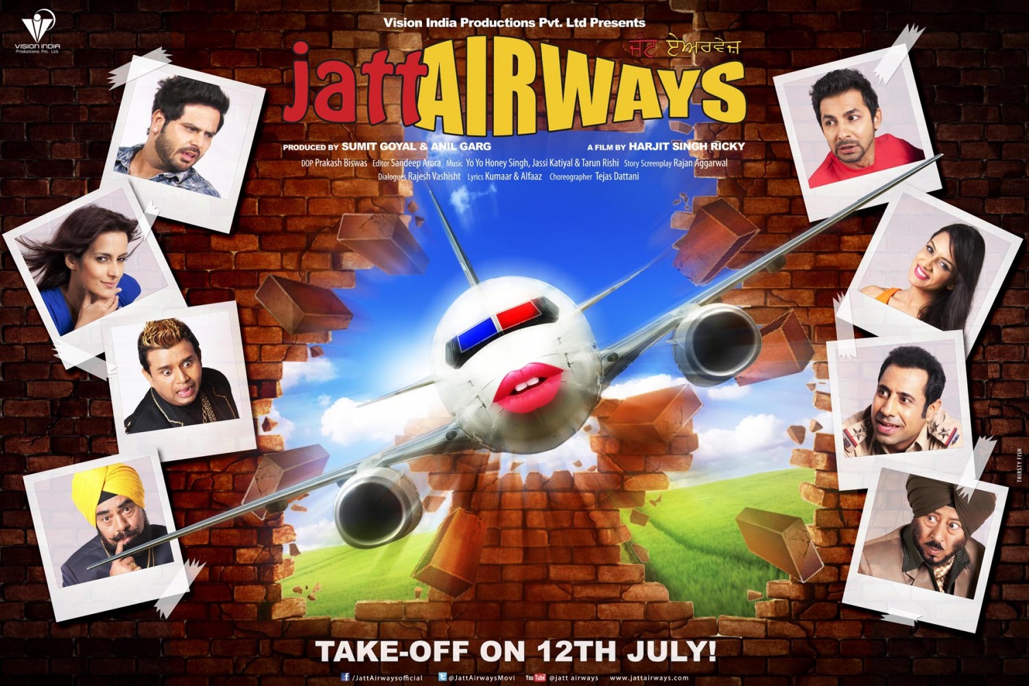 Extra Large Movie Poster Image for Jatt Airways (#8 of 8)