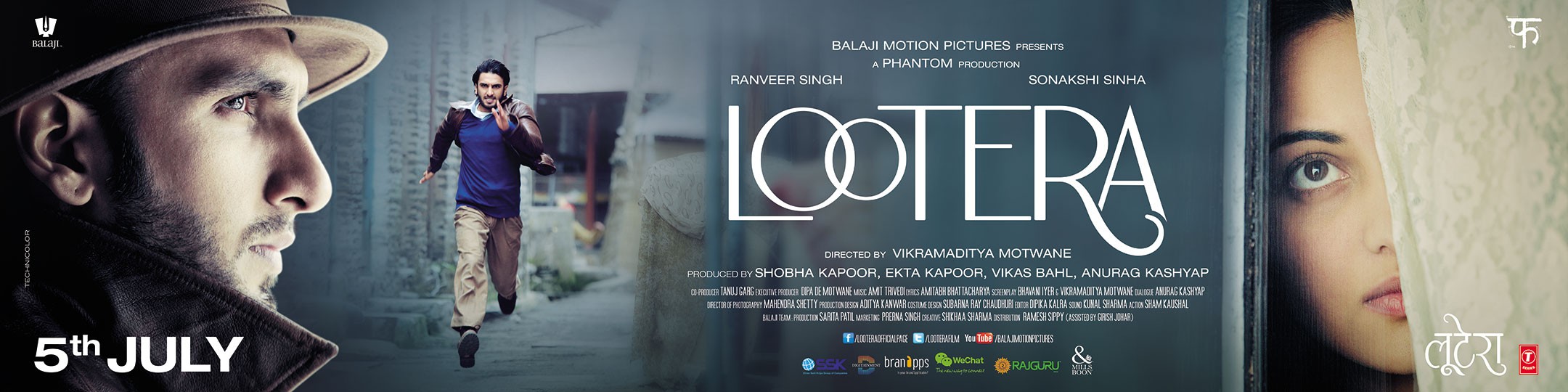 Mega Sized Movie Poster Image for Lootera (#16 of 16)