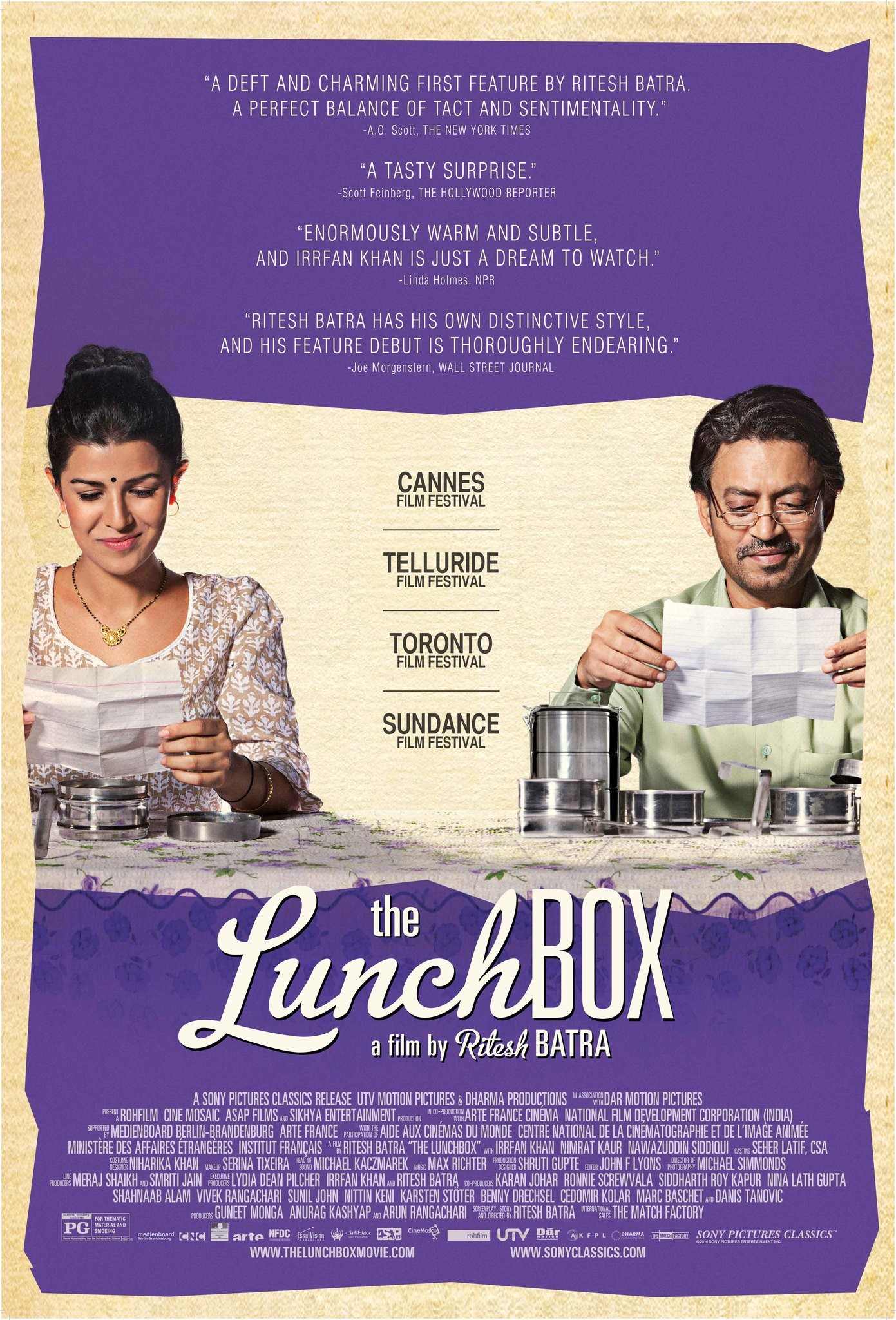 Mega Sized Movie Poster Image for The Lunchbox (#3 of 4)
