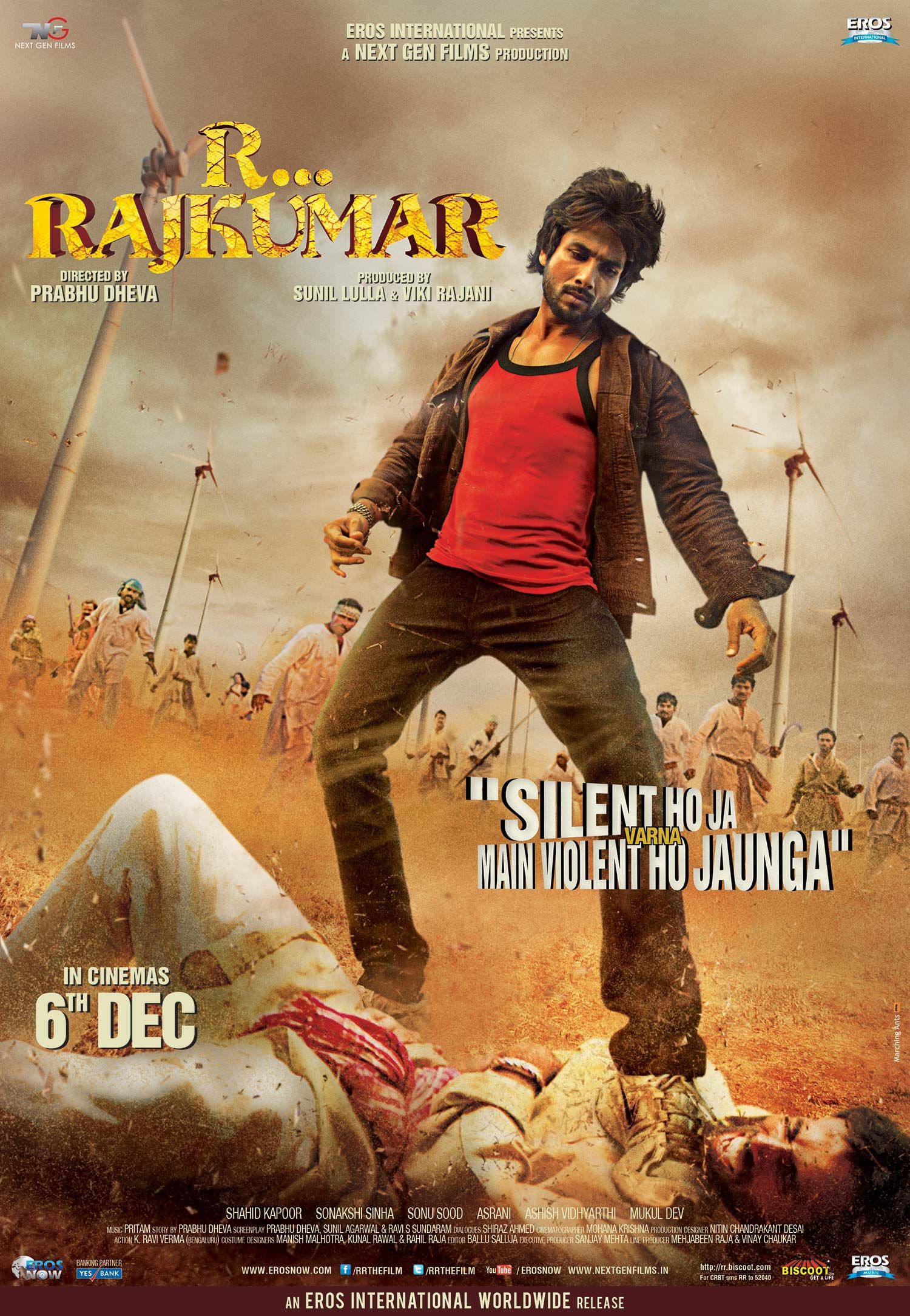Mega Sized Movie Poster Image for R... Rajkumar (#5 of 5)