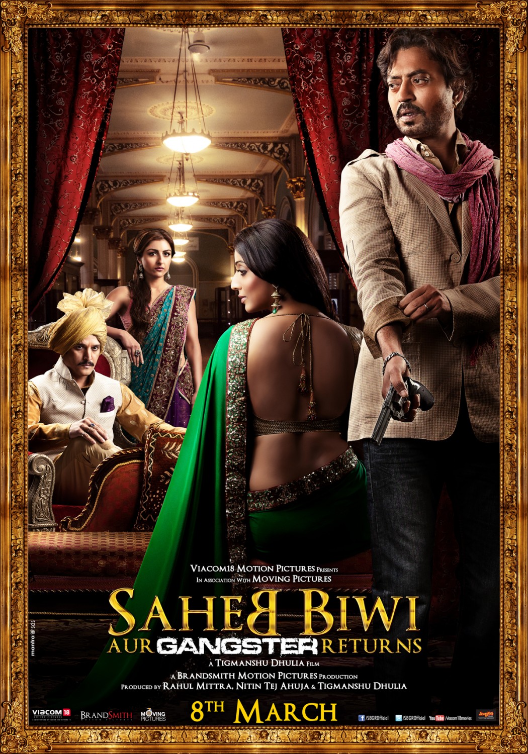 Extra Large Movie Poster Image for Saheb Biwi Aur Gangster Returns (#2 of 3)