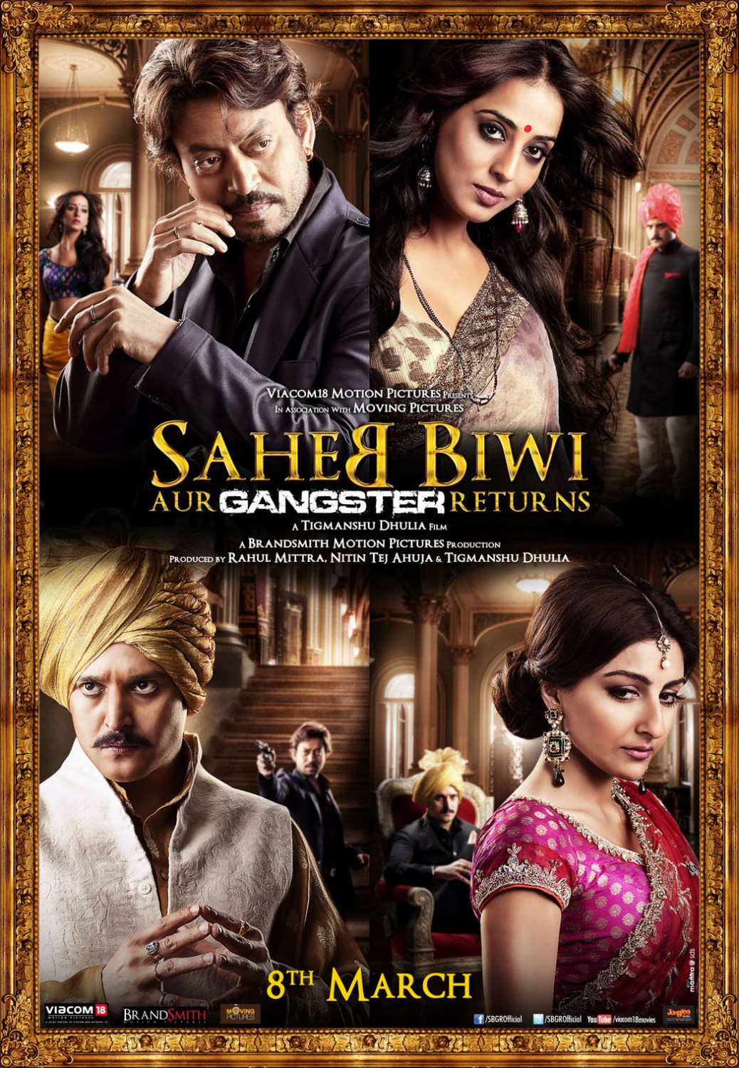 Extra Large Movie Poster Image for Saheb Biwi Aur Gangster Returns (#1 of 3)