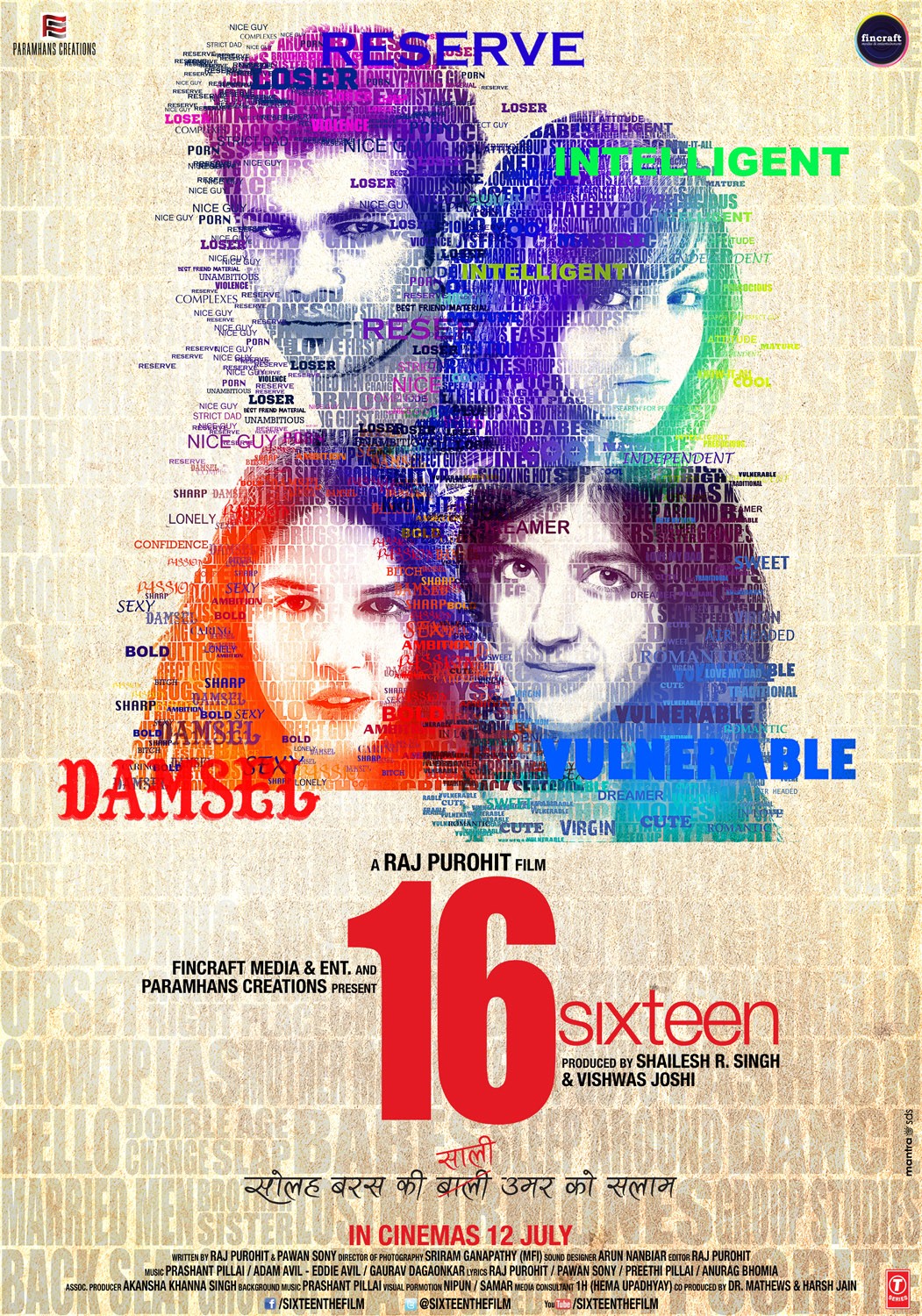 Extra Large Movie Poster Image for Sixteen (#2 of 2)