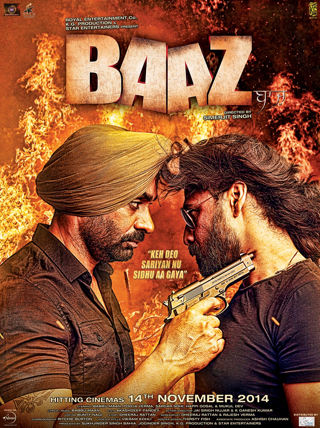 Extra Large Movie Poster Image for Baaz (#1 of 4)