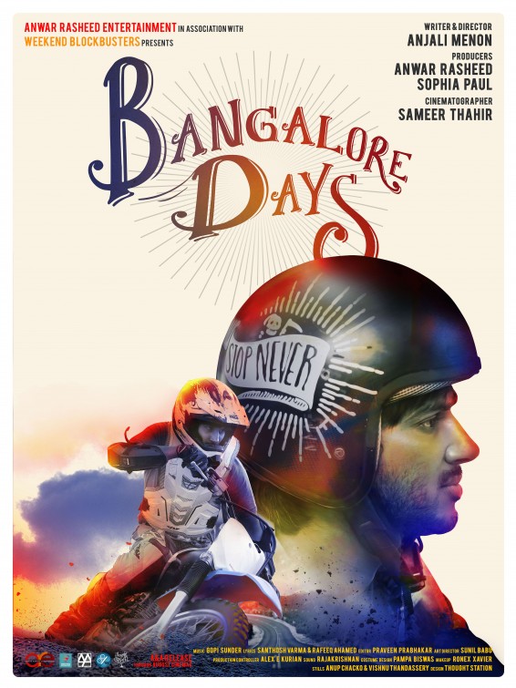 Bangalore Days Movie Poster