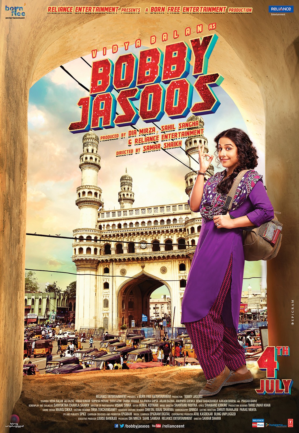 Extra Large Movie Poster Image for Bobby Jasoos (#2 of 6)