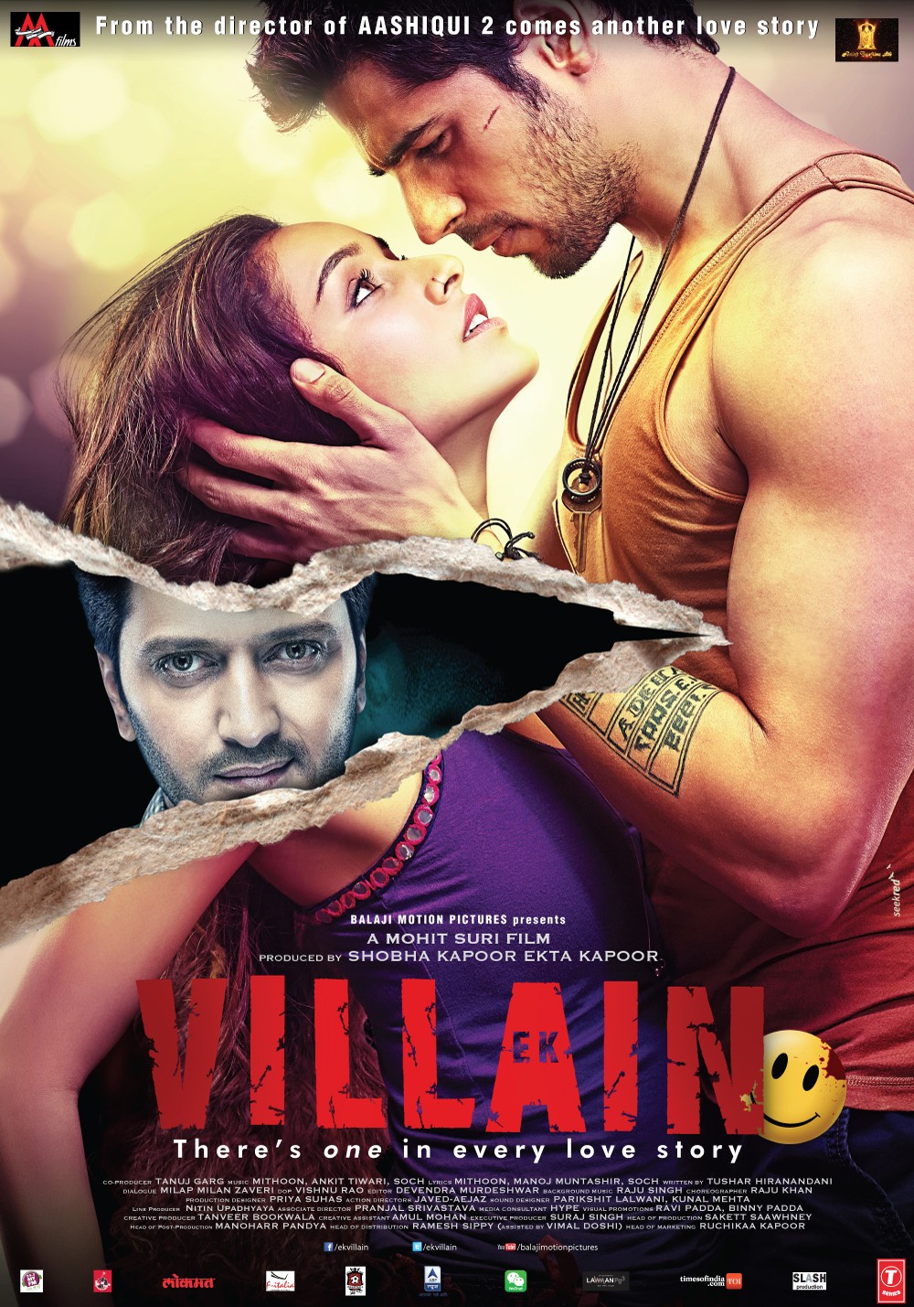 Ek Villain (#3 of 4): Extra Large Movie Poster Image - IMP Awards