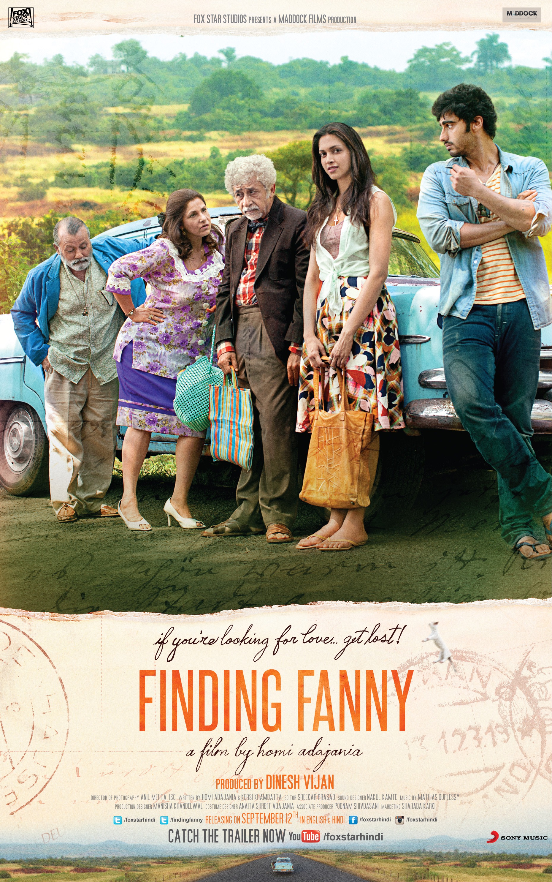 Mega Sized Movie Poster Image for Finding Fanny 