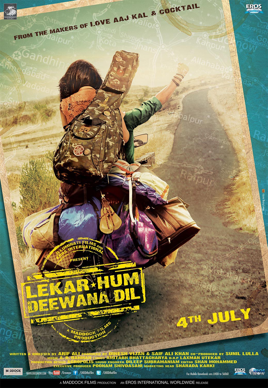 Extra Large Movie Poster Image for Lekar Hum Deewana Dil (#2 of 7)