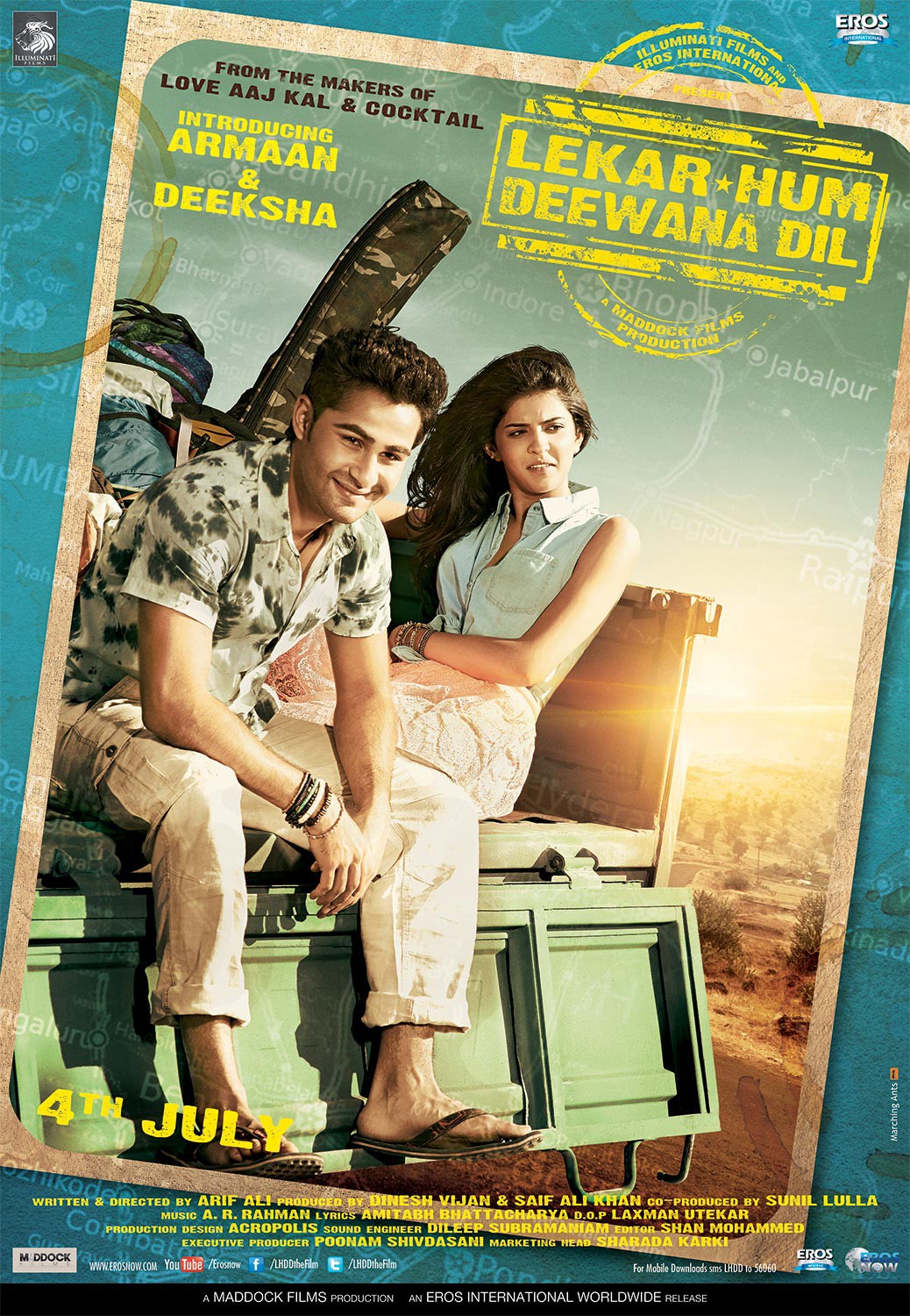 Extra Large Movie Poster Image for Lekar Hum Deewana Dil (#4 of 7)