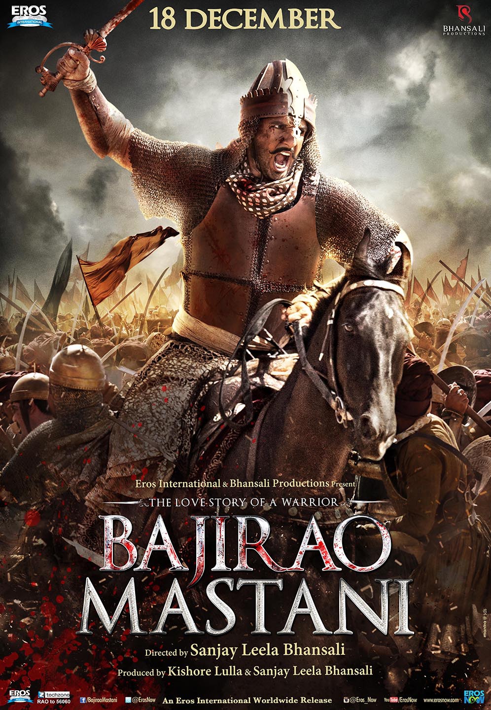 Extra Large Movie Poster Image for Bajirao Mastani (#9 of 12)