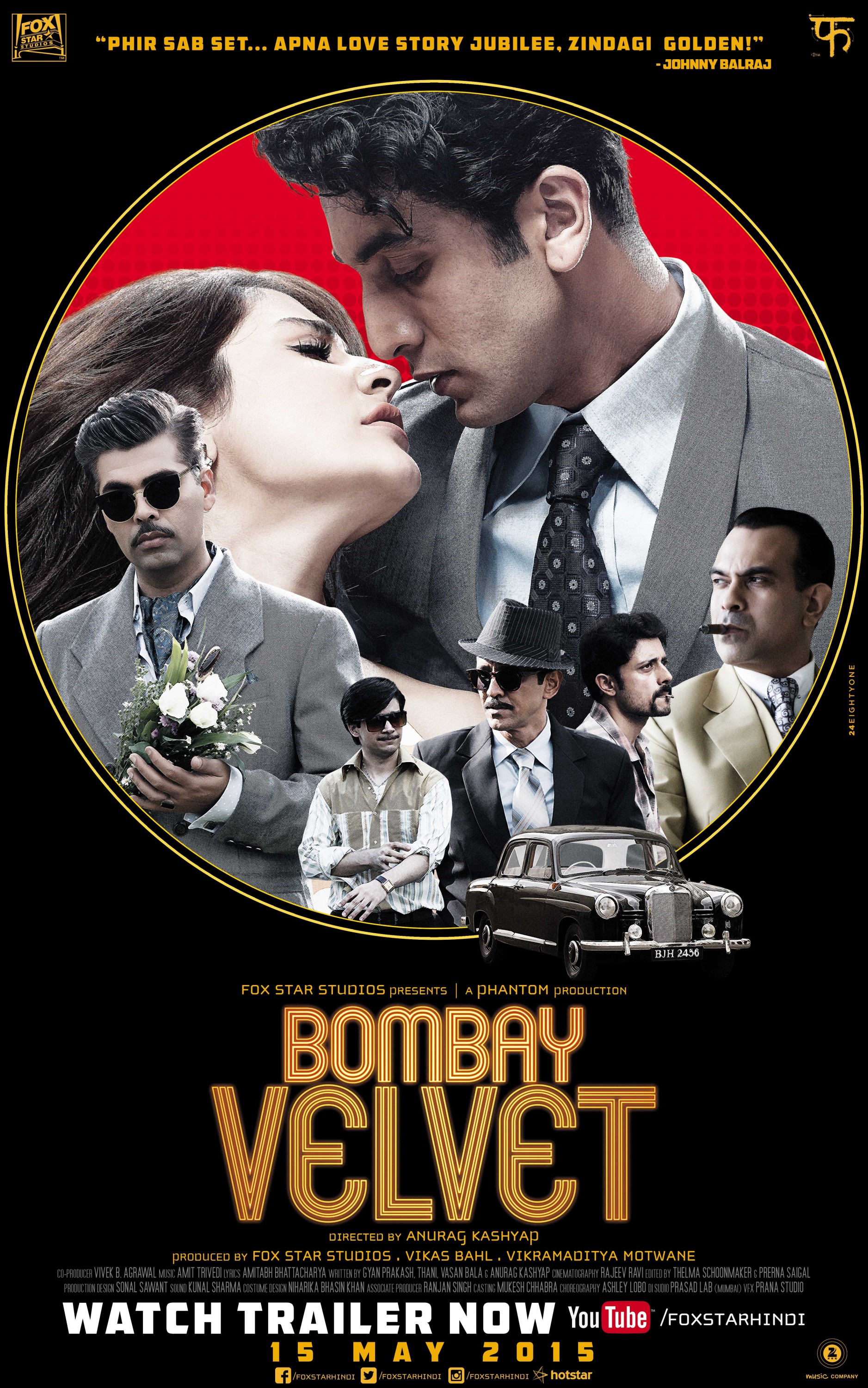Mega Sized Movie Poster Image for Bombay Velvet (#3 of 8)