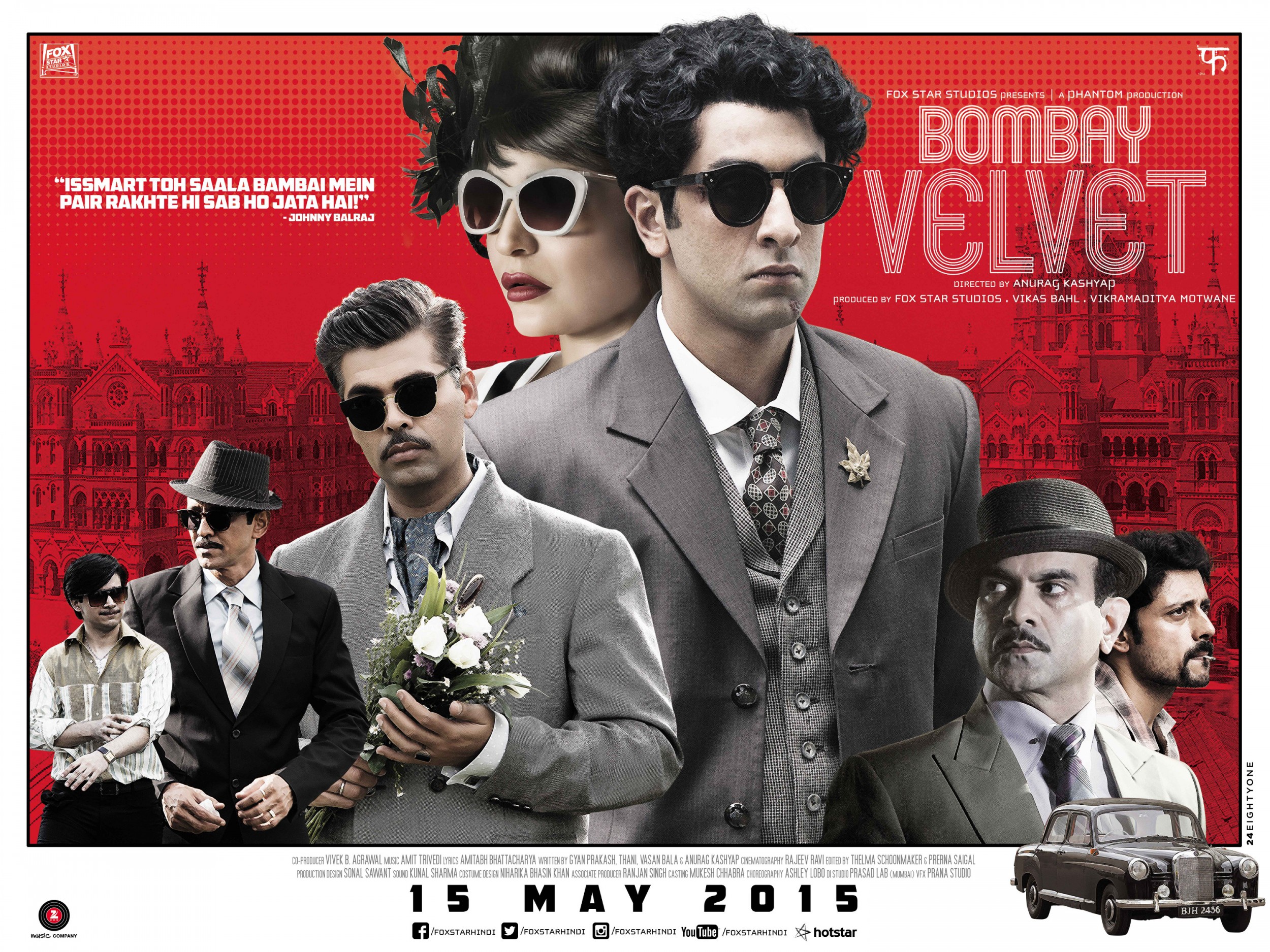 Mega Sized Movie Poster Image for Bombay Velvet (#4 of 8)