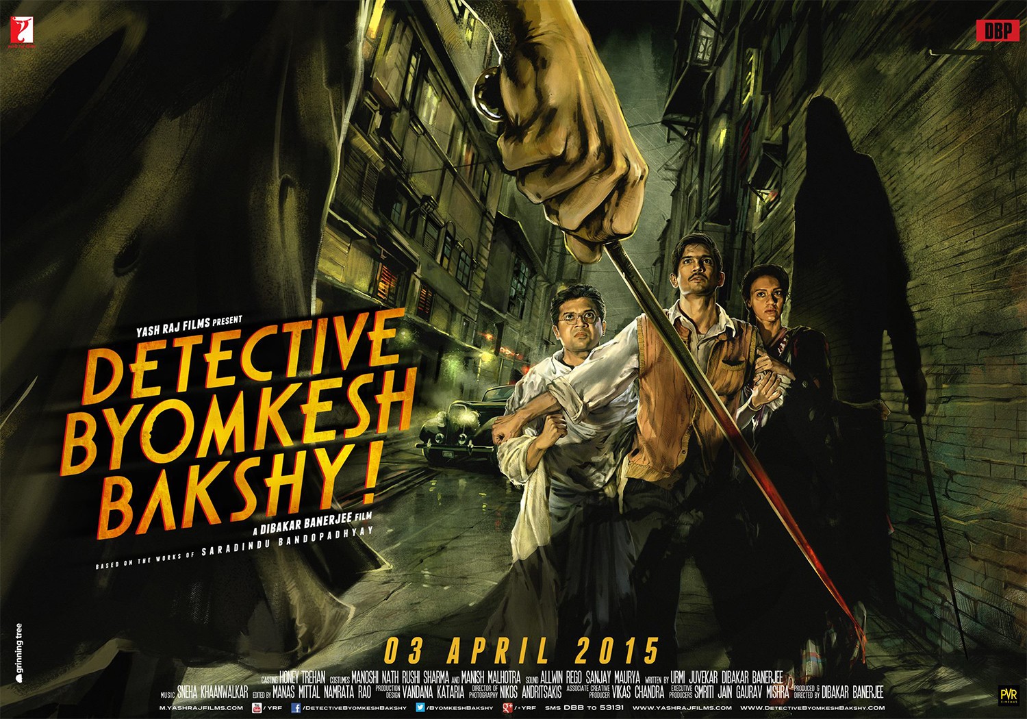 Extra Large Movie Poster Image for Detective Byomkesh Bakshy! (#7 of 8)