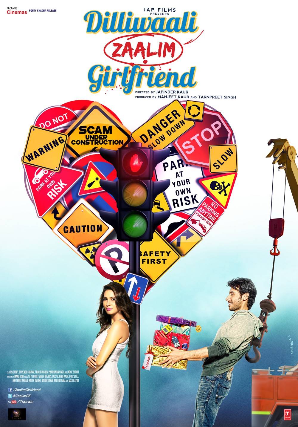 Extra Large Movie Poster Image for Dilliwaali Zaalim Girlfriend (#4 of 7)
