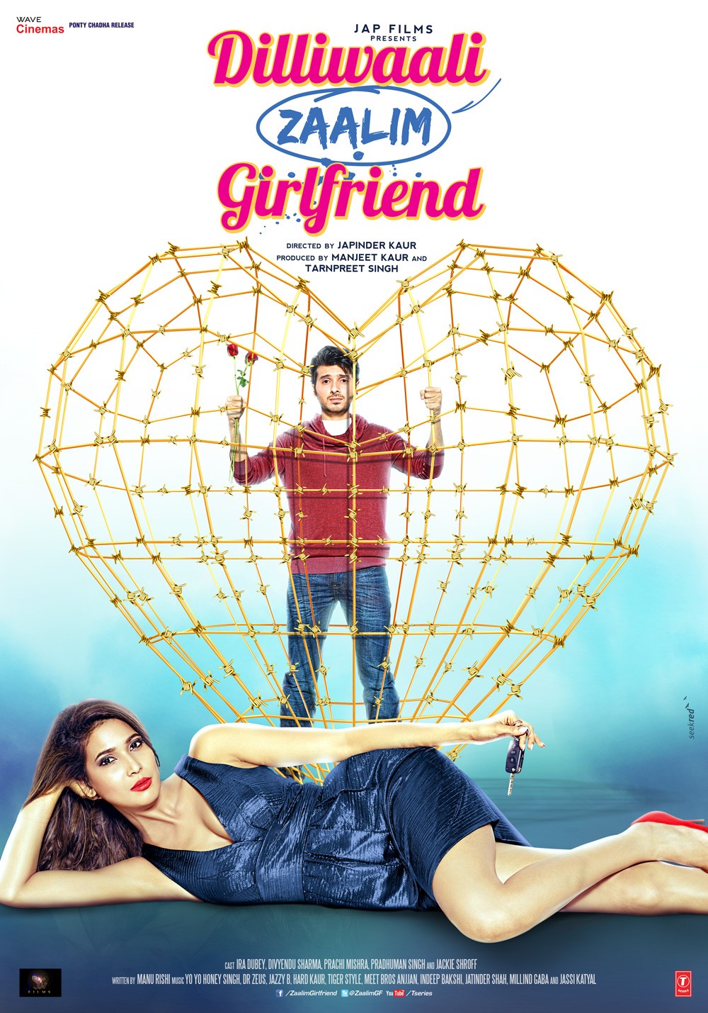 Extra Large Movie Poster Image for Dilliwaali Zaalim Girlfriend (#5 of 7)