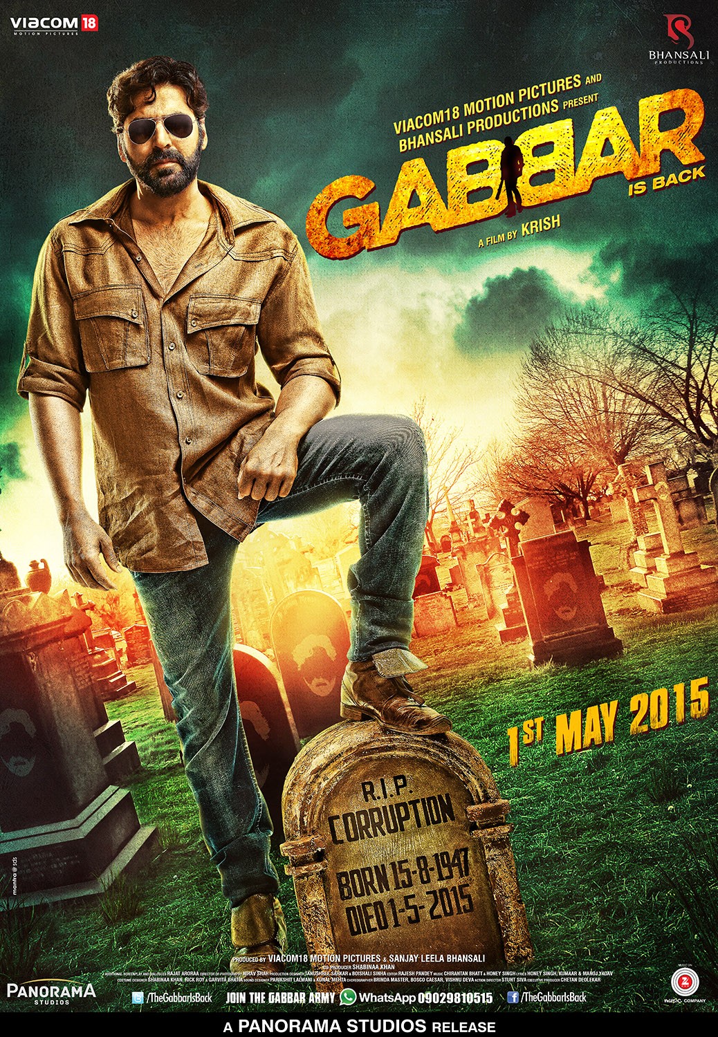 Extra Large Movie Poster Image for Gabbar is Back (#1 of 2)