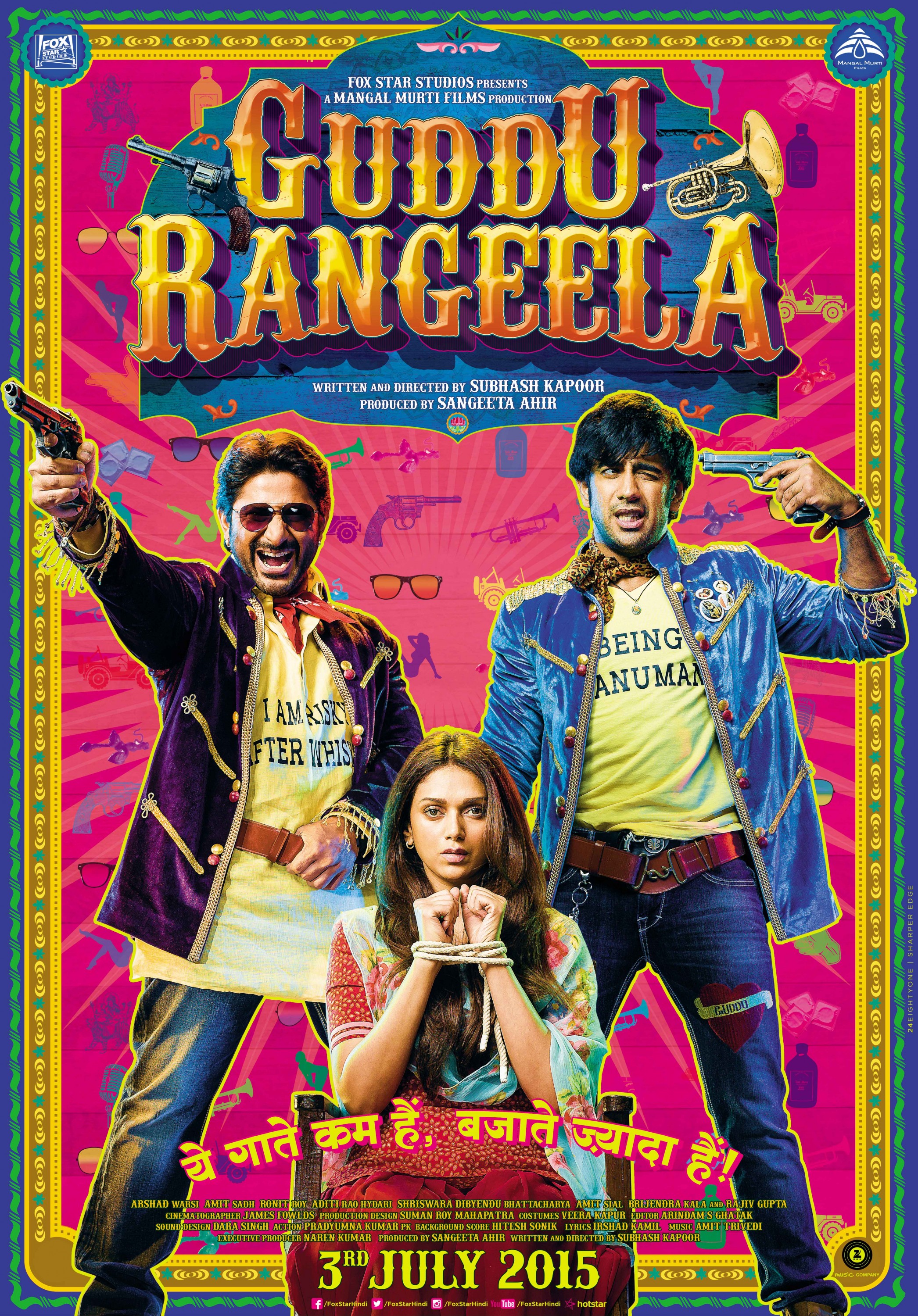 Mega Sized Movie Poster Image for Guddu Rangeela 